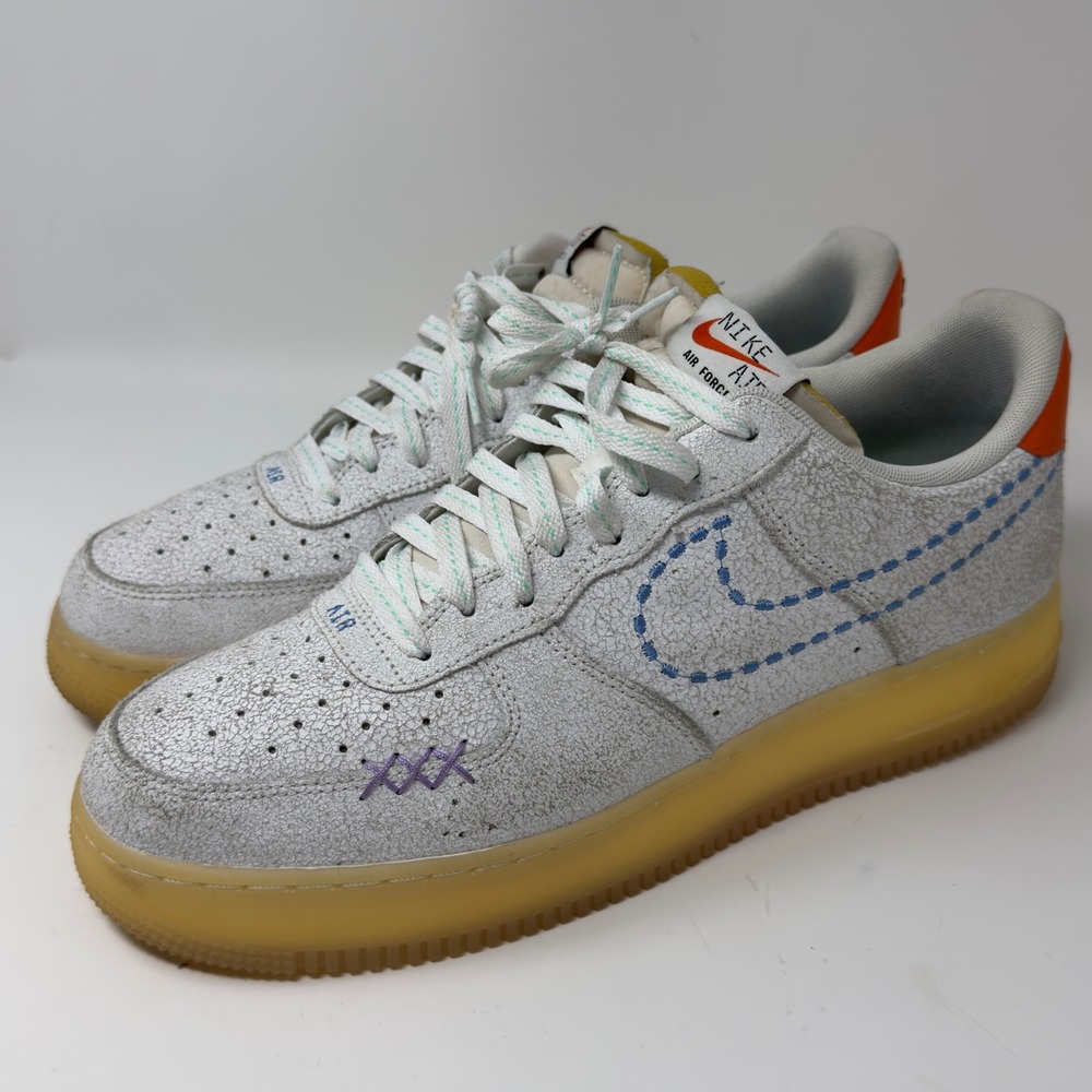 Nike Air Force 1 '07 LV8 Nike 101 DX2344-100 Men's Size 12 Gum Sole